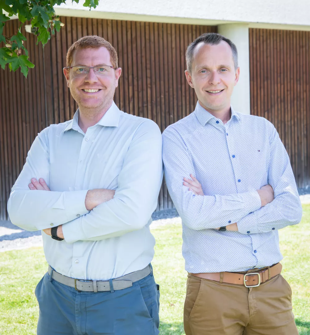 François Vyle – Regional Managing Director Trustteam Wallonie et Yves Decleyre – Sales Manager Trustteam Wallonie (Tournai)  (Tournai) et 